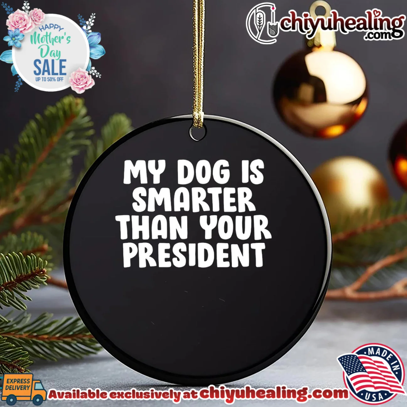 My dog is smarter than your president shirt & hoodie My dog is smarter than your president