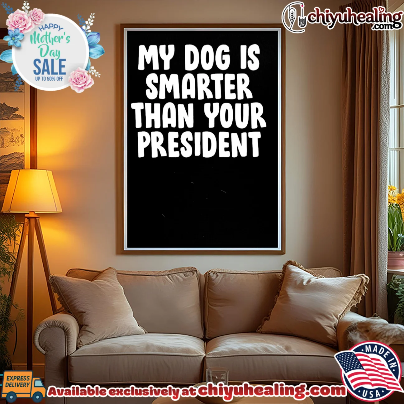 My dog is smarter than your president shirt & hoodie My dog is smarter than your president