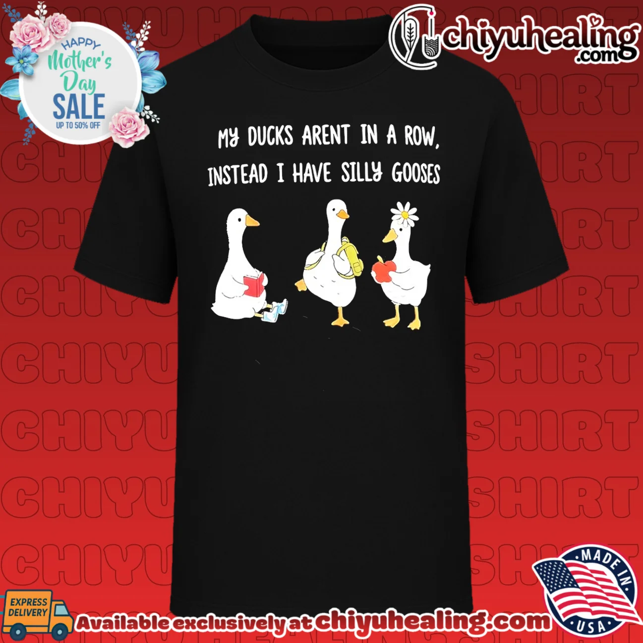 My ducks aren't in a row instead I have silly goose
