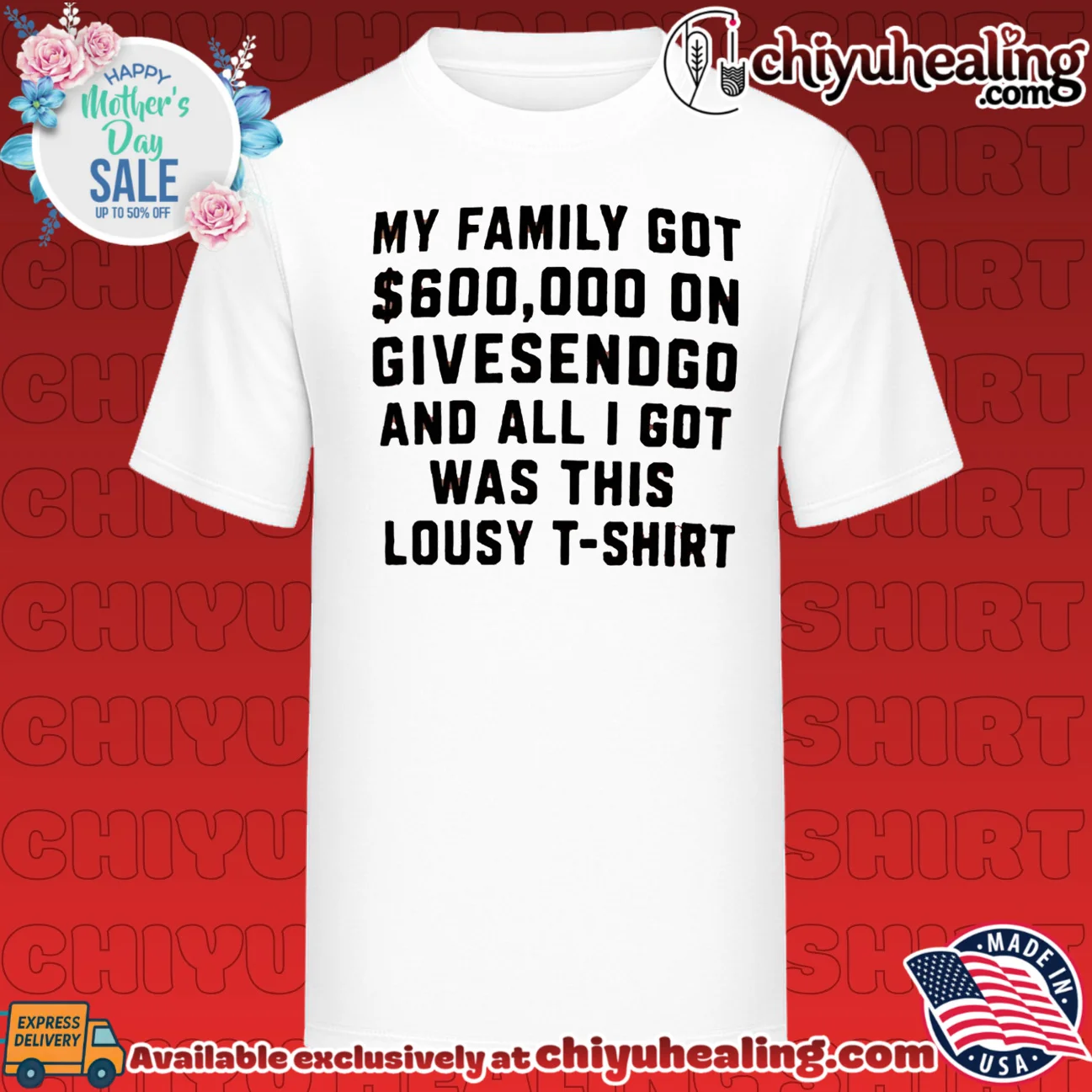 My family got $600000 on Givesendgo and all I got was this Lousy