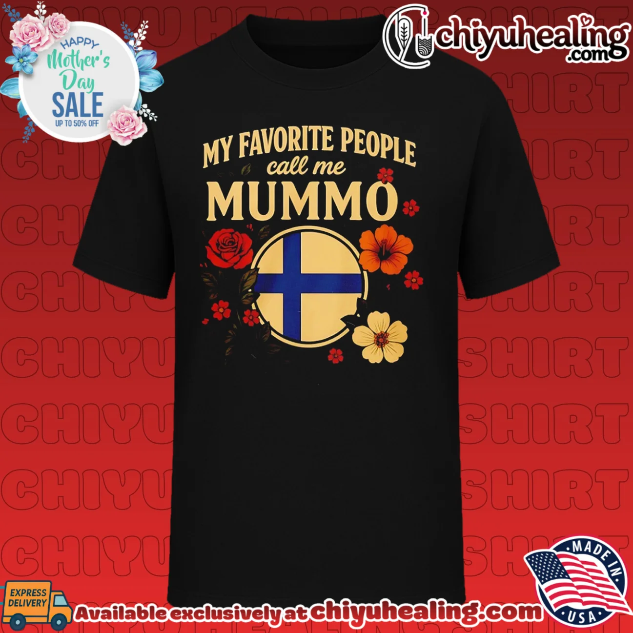 My Favorite People Call Me Mummo Finnish Grandma shirt & hoodie