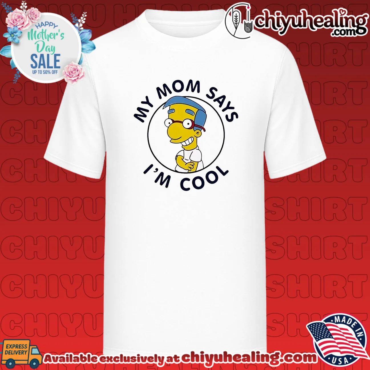 My mom says I'm cool Milhouse Van Houten