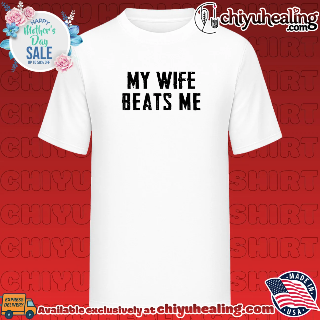 My wife beats me
