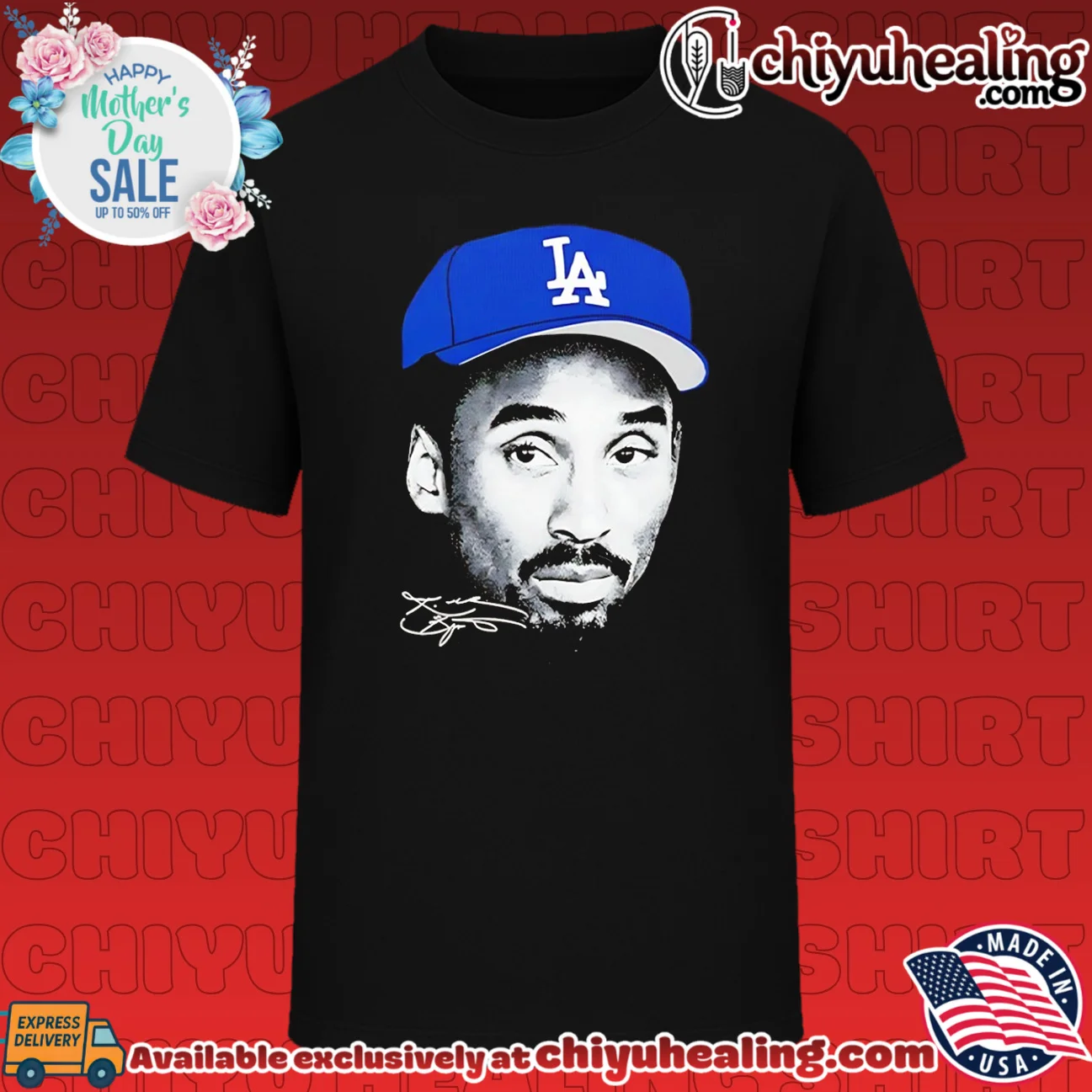 Myles Garrett Kobe Bryant signature big head shirt