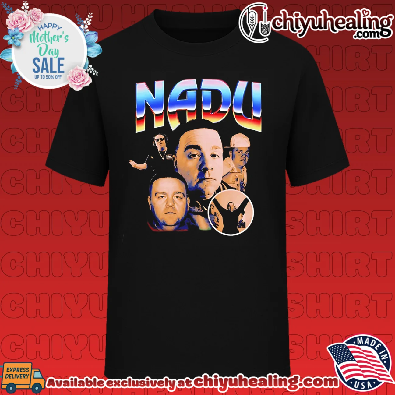 Nadu Faces Collage Portrait shirt & hoodie