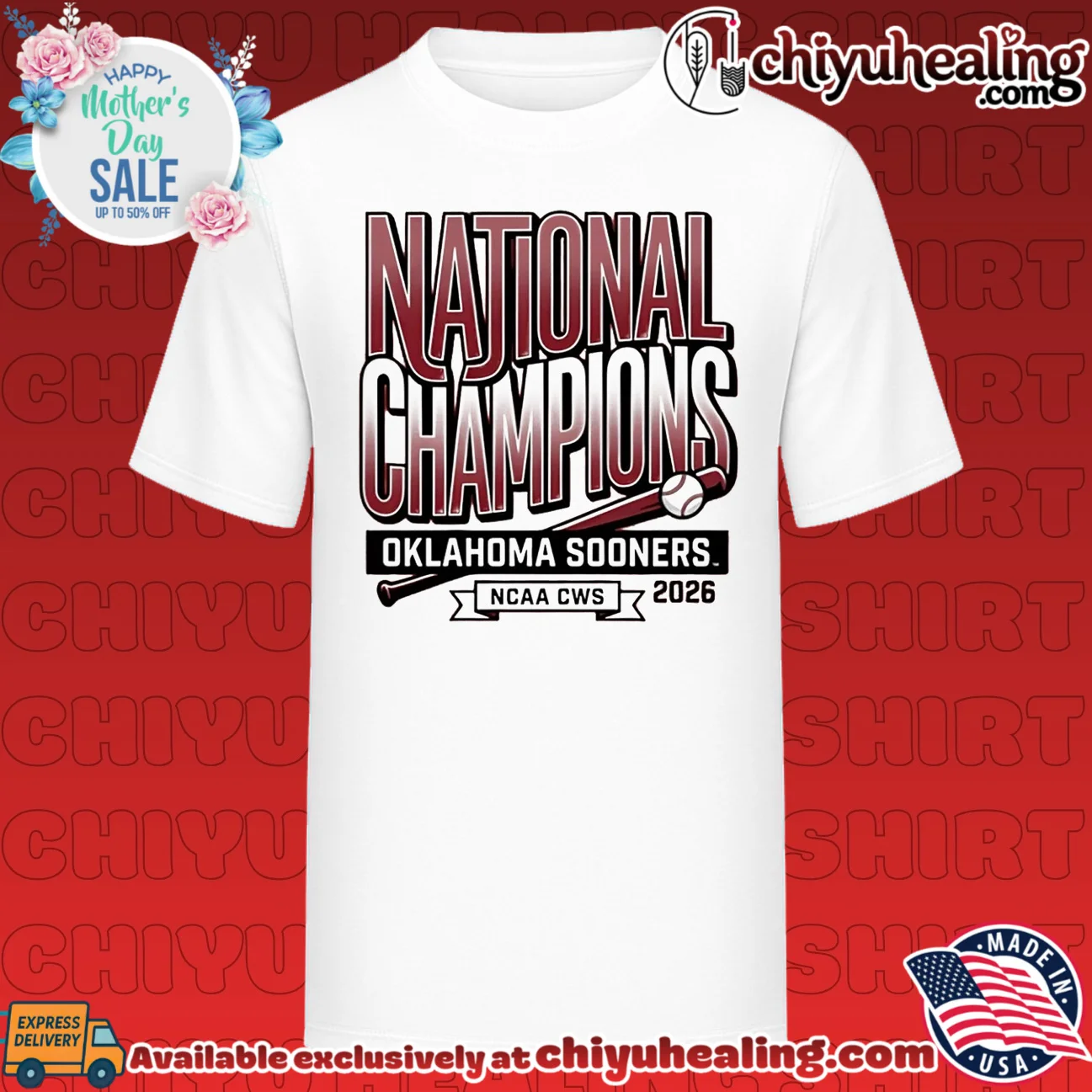 National Champions 2026 NCAA CWS Oklahoma Sooners shirt & hoodie