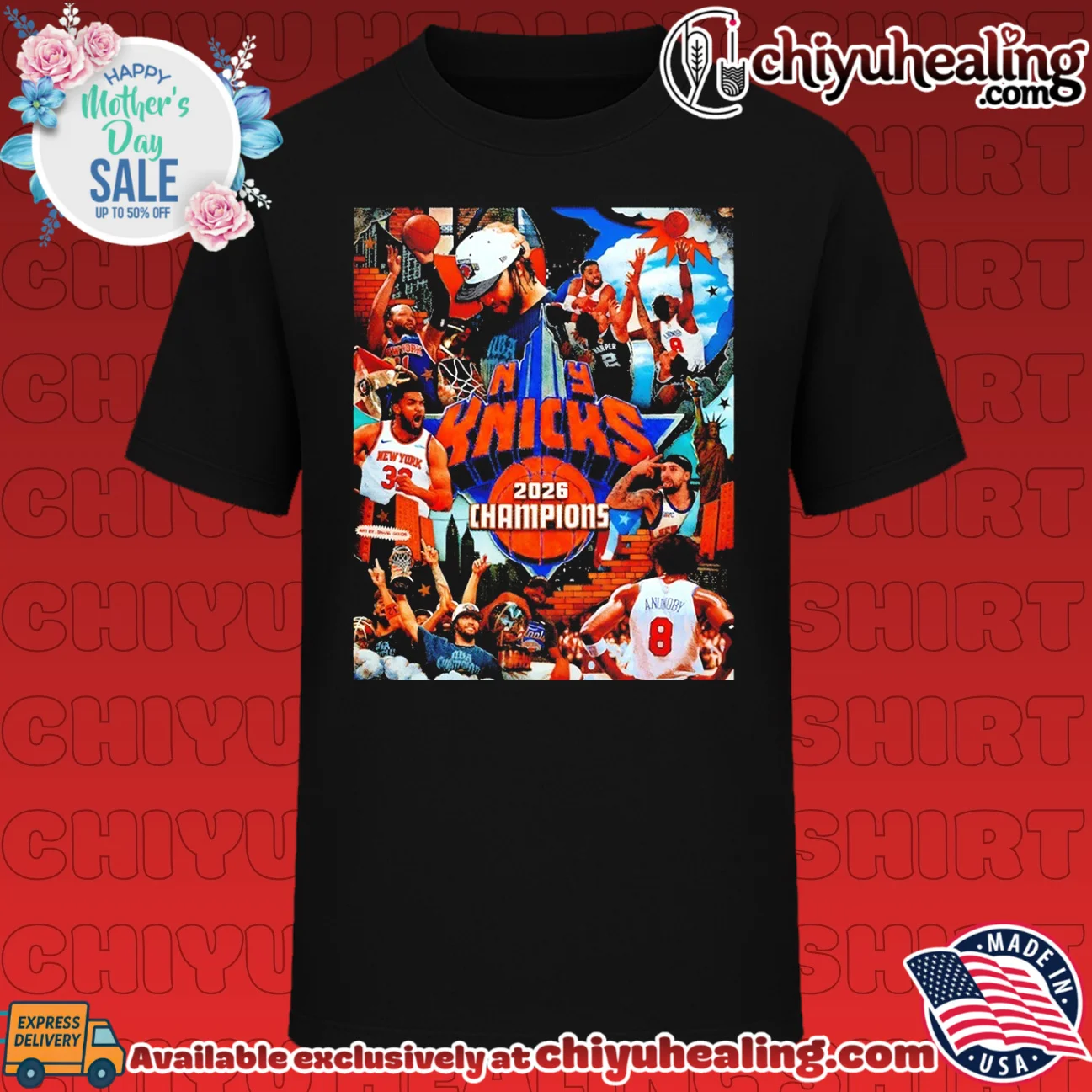Nba Champions New York Knicks 2026 Poster