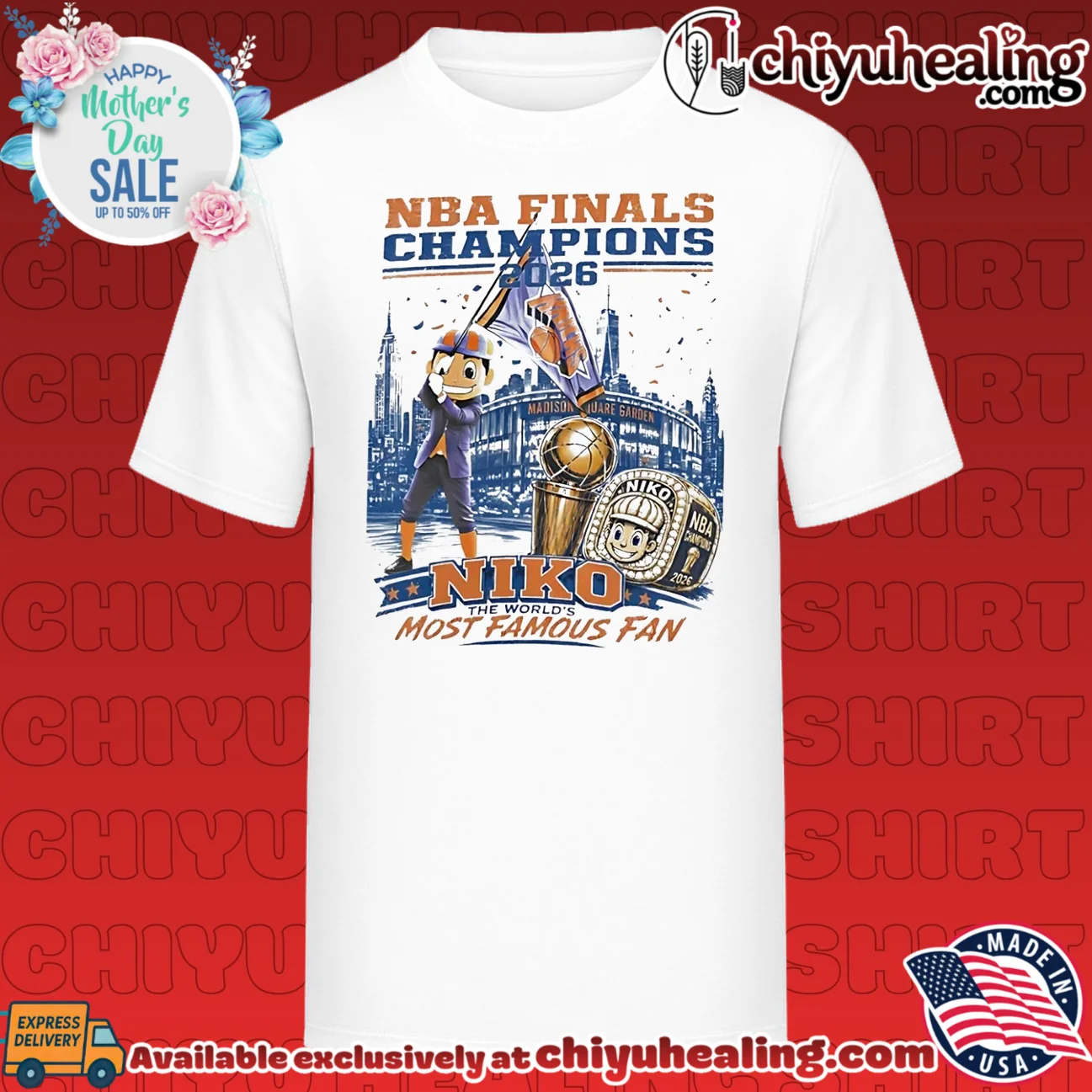NBA Finals 2026 NY Knicks Niko the World's most famous fan shirt & hoodie