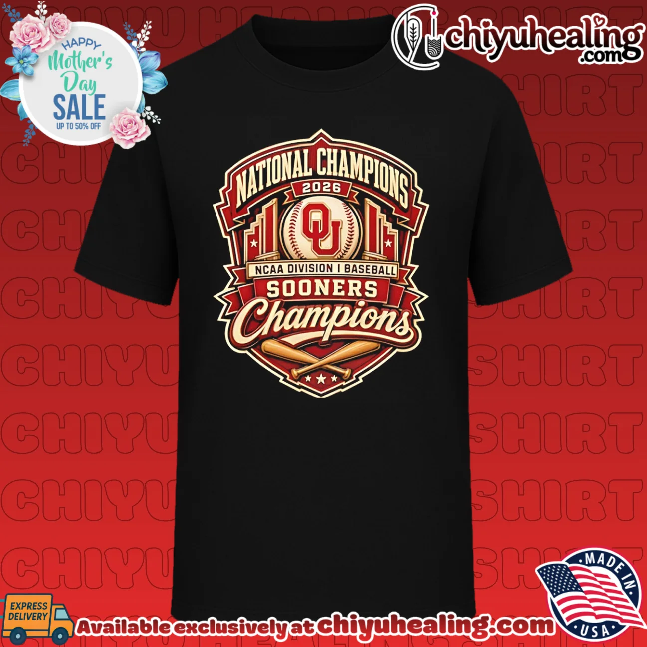 NCAA Division I Baseball Sooners Champions 2026 Oklahoma Sooners vintage shirt & hoodie