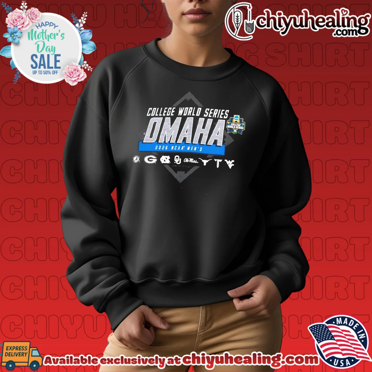 NCAA Men's Baseball College World Series Omaha 2026 classic prime shirt & hoodie | 2026 Edition Drop NCAA Men's Baseball College World Series Omaha 2026 classic