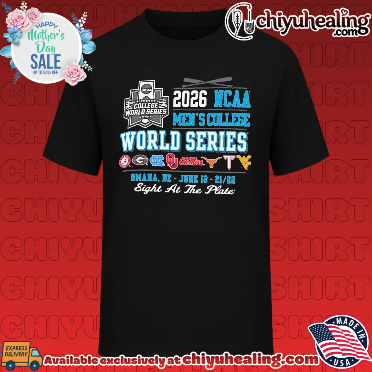 NCAA Men's College World Series 2026 Eight at the Plate