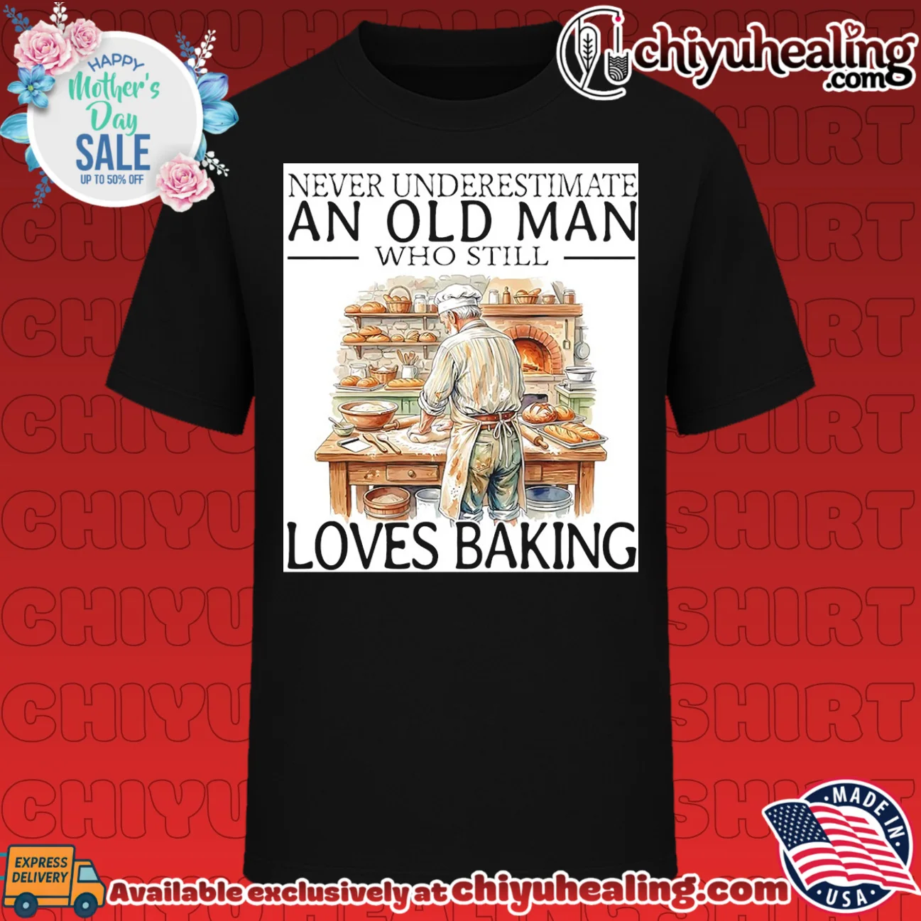 Never underestimate an old man who still loves baking