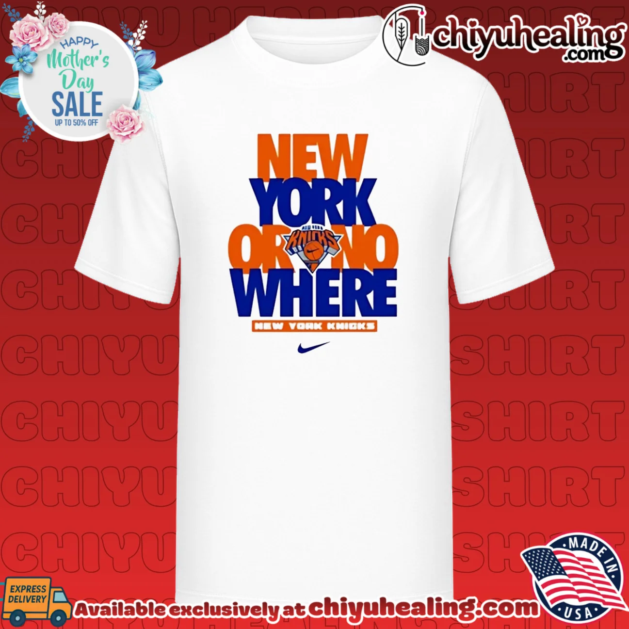 New Yok or no where New York Knicks logo 2026