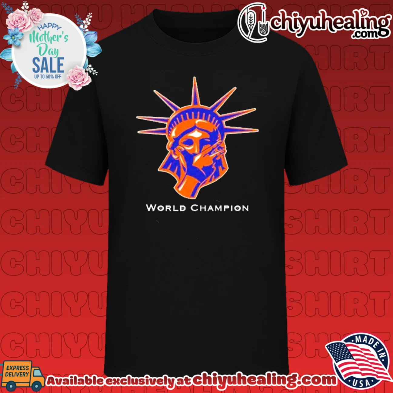 New York Basketball World Champions Statue Of Liberty Champs