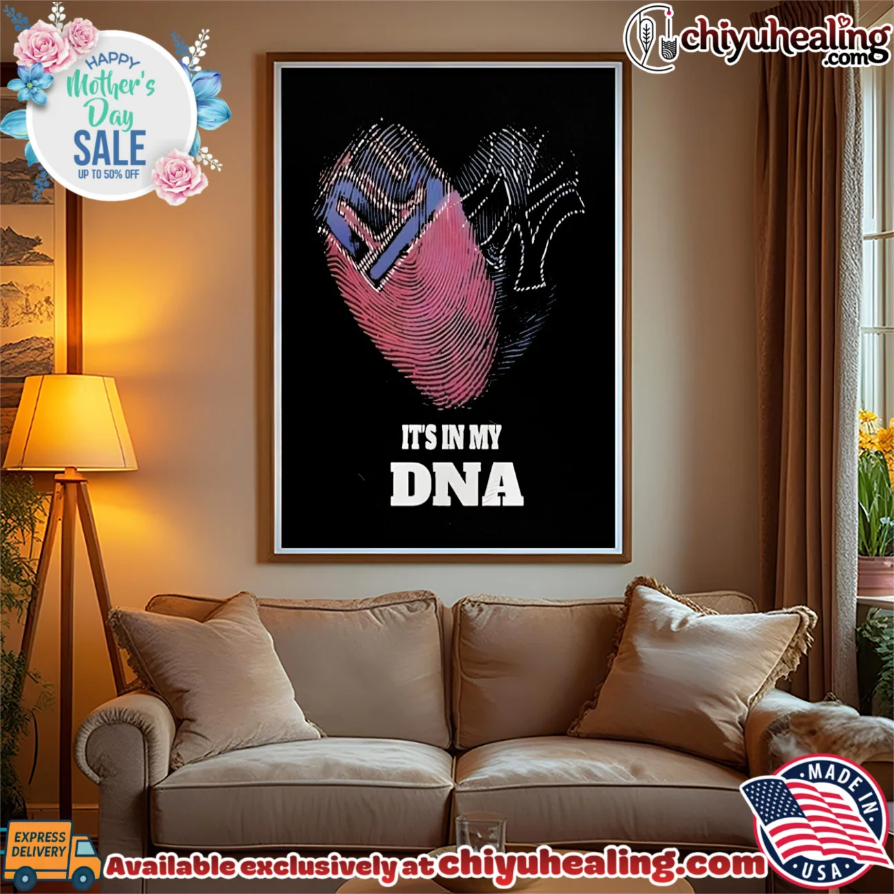 New York Giants and New York Yankees it's in my DNA shirt & hoodie New York Giants and New York Yankees it's in my DNA shirt & hoodie