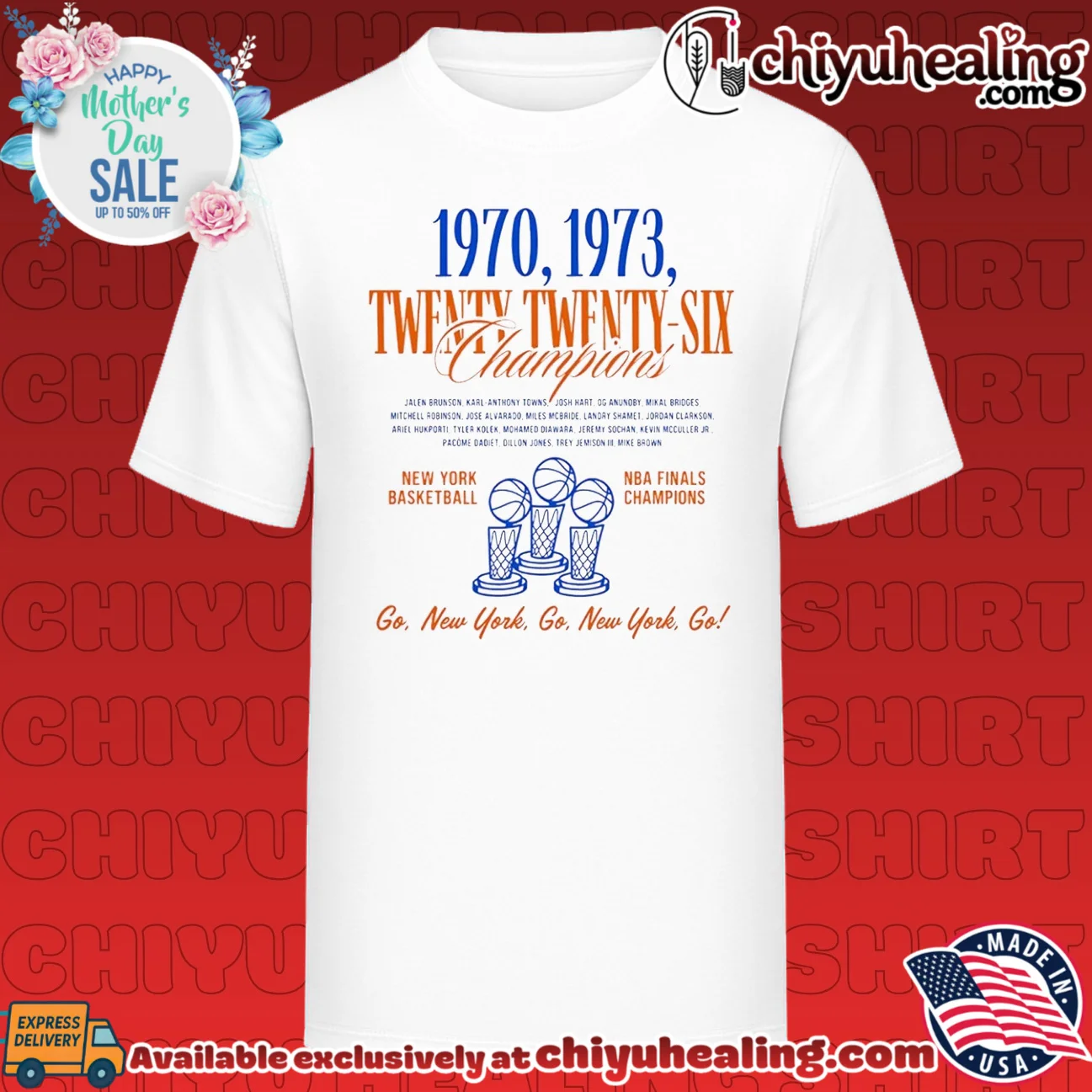 New York Knicks 1970 1973 2026 NBA Finals Champions shirt & hoodie