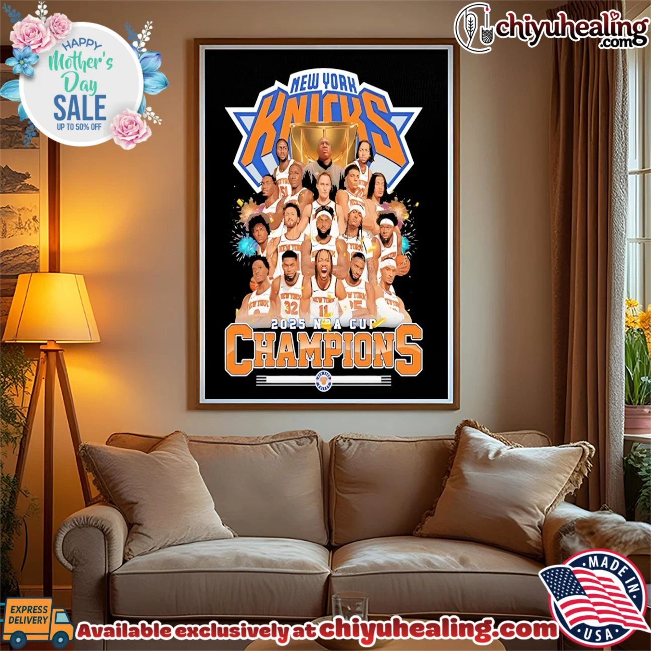 New York Knicks 2025 NBA Cup Champions team collage graphic vintage shirt & hoodie - Perfect Fan Gift New York Knicks 2025 NBA Cup Champions team collage graphic