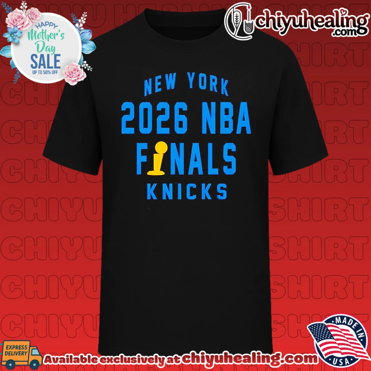 New York Knicks 2026 BNA Finals trophy logo hidden