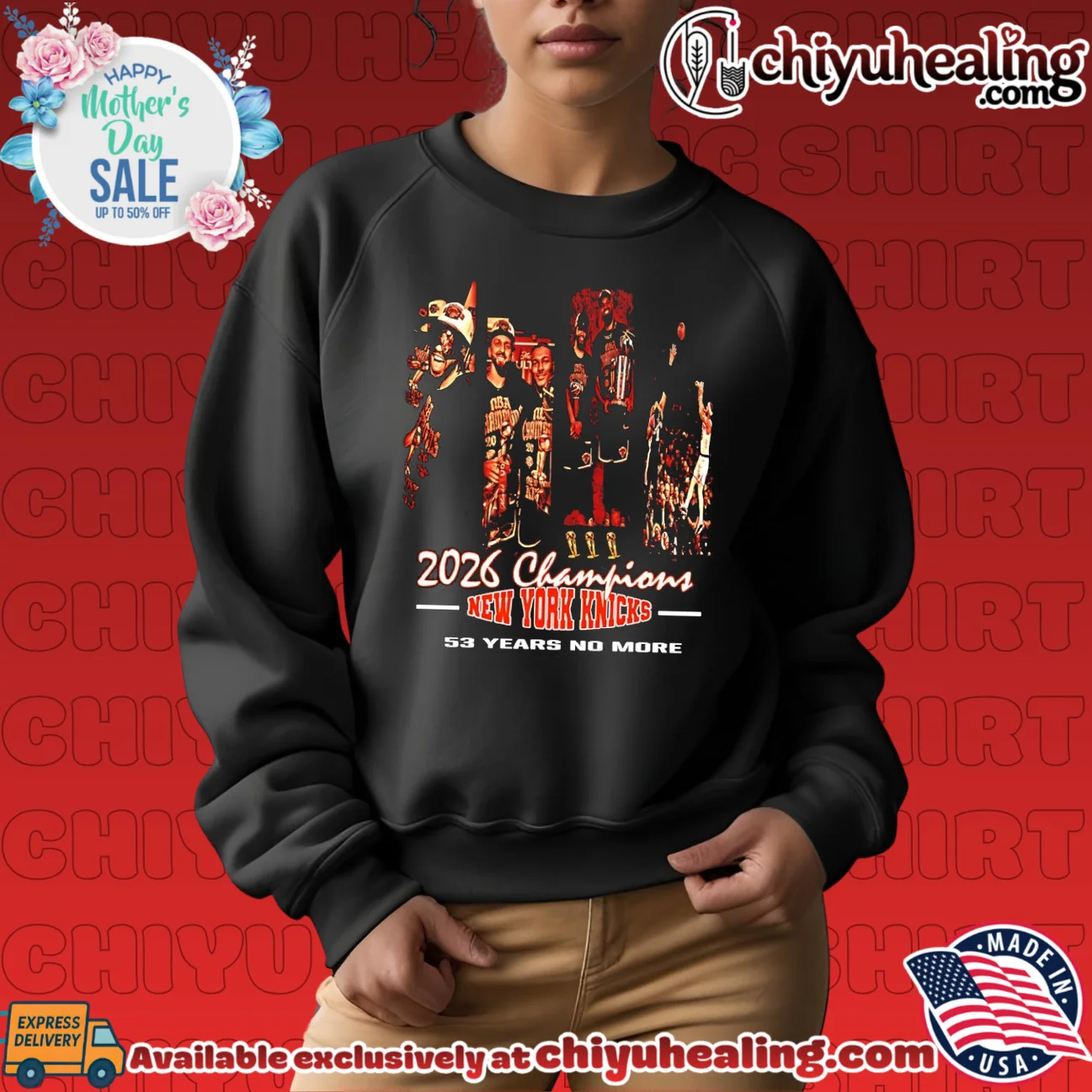 New York Knicks 2026 Champions 53 years no more timeless shirt & hoodie | Official Style Drop New York Knicks 2026 Champions 53 years no more