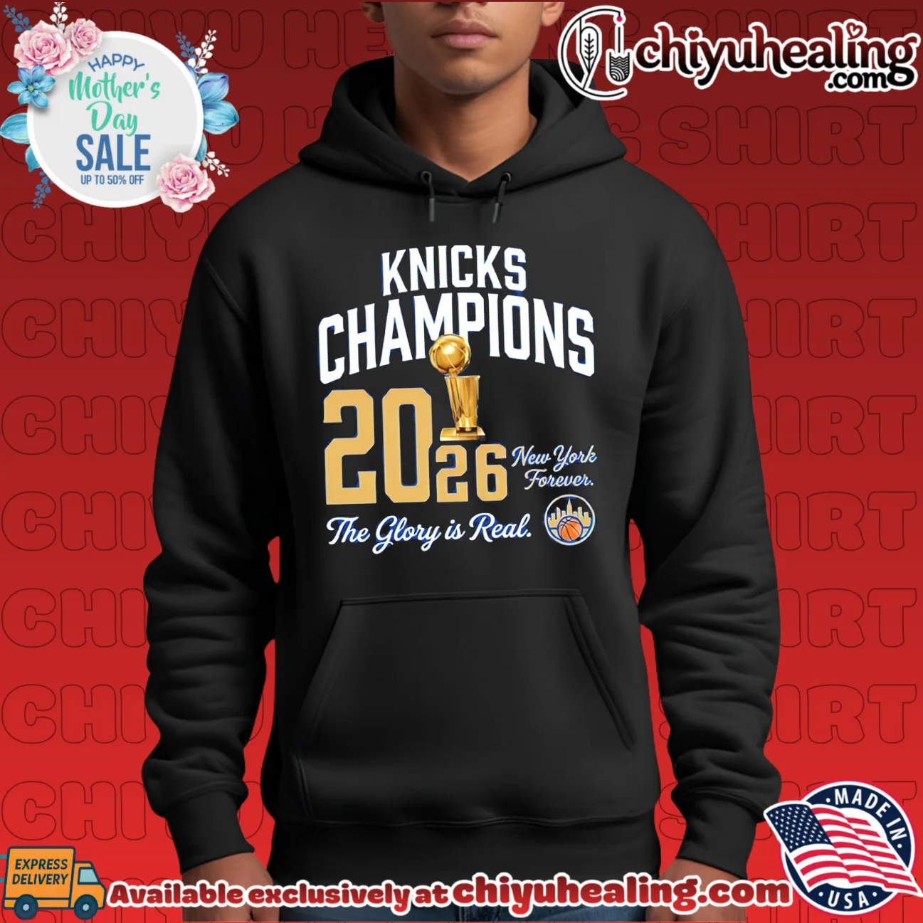 New York Knicks 2026 Champions the glory is real trophy timeless shirt & hoodie | IP Merchandise New York Knicks 2026 Champions the glory is real trophy timeless shirt & hoodie | IP Merchandise