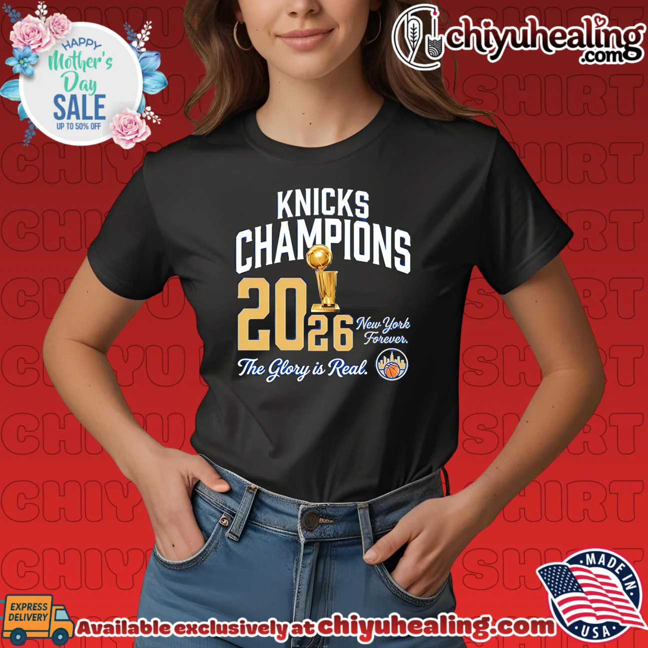 New York Knicks 2026 Champions the glory is real trophy timeless shirt & hoodie | IP Merchandise New York Knicks 2026 Champions the glory is real trophy