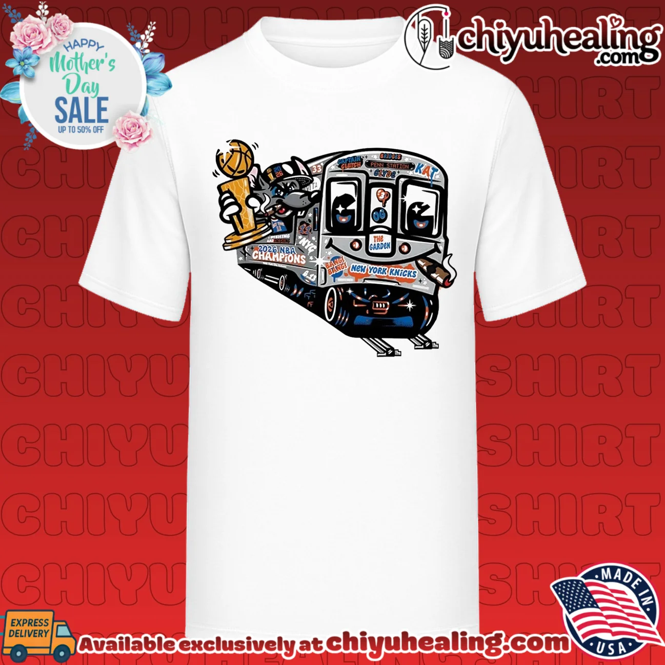 New York Knicks 2026 NBA Champions Subway Train