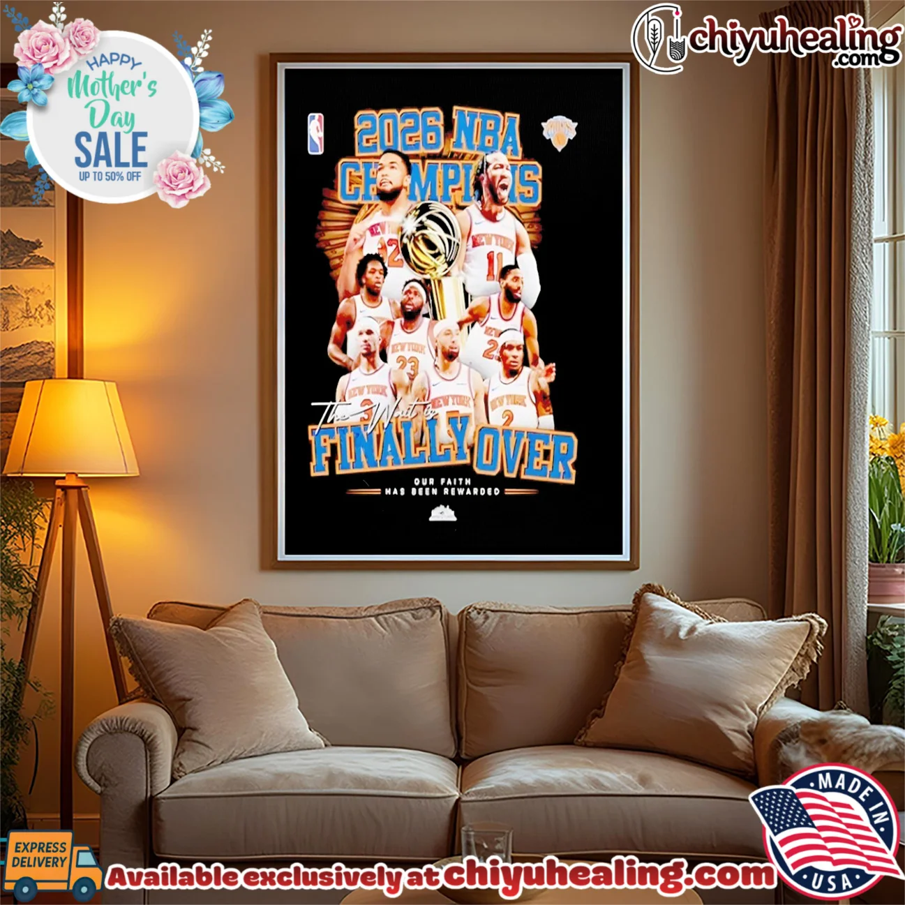 New York Knicks 2026 NBA Champions The Wait is Finally Over masterpiece shirt & hoodie | 2026 Edition Drop New York Knicks 2026 NBA Champions The Wait is Finally Over