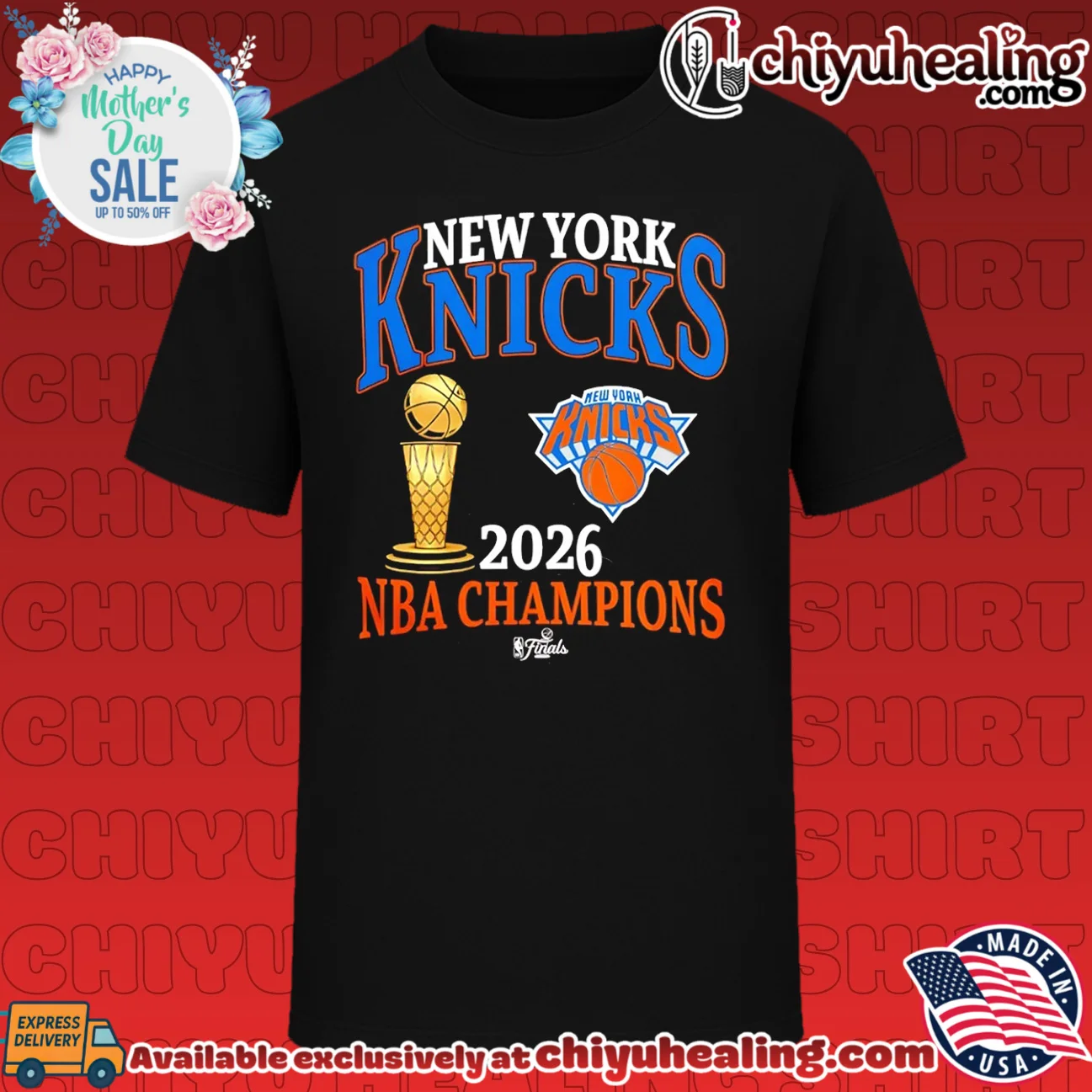 New York Knicks 2026 NBA Champions Trophy Logo