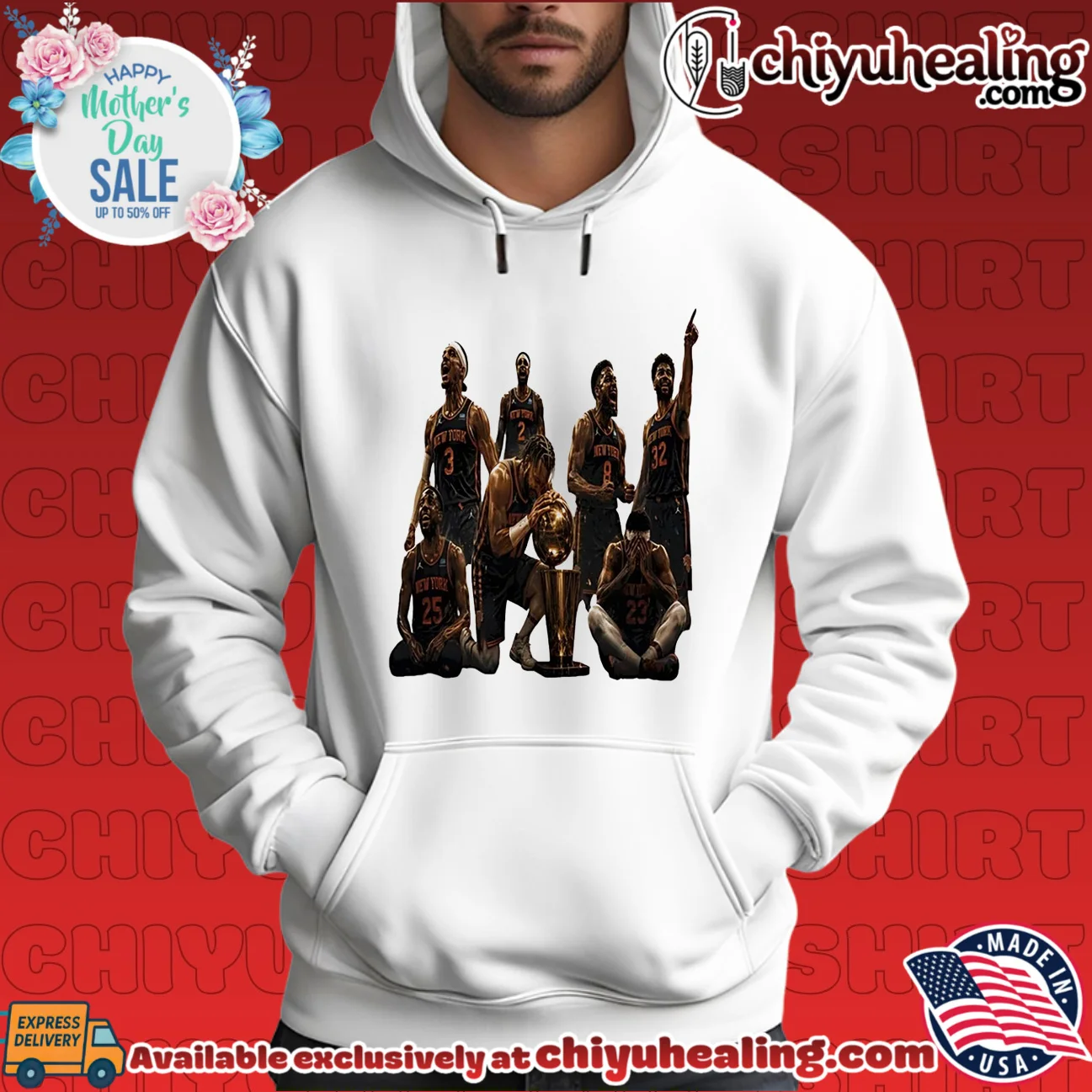 New York Knicks 2026 NBA Championship trophy graphic shirt & hoodie New York Knicks 2026 NBA Championship trophy graphic shirt & hoodie