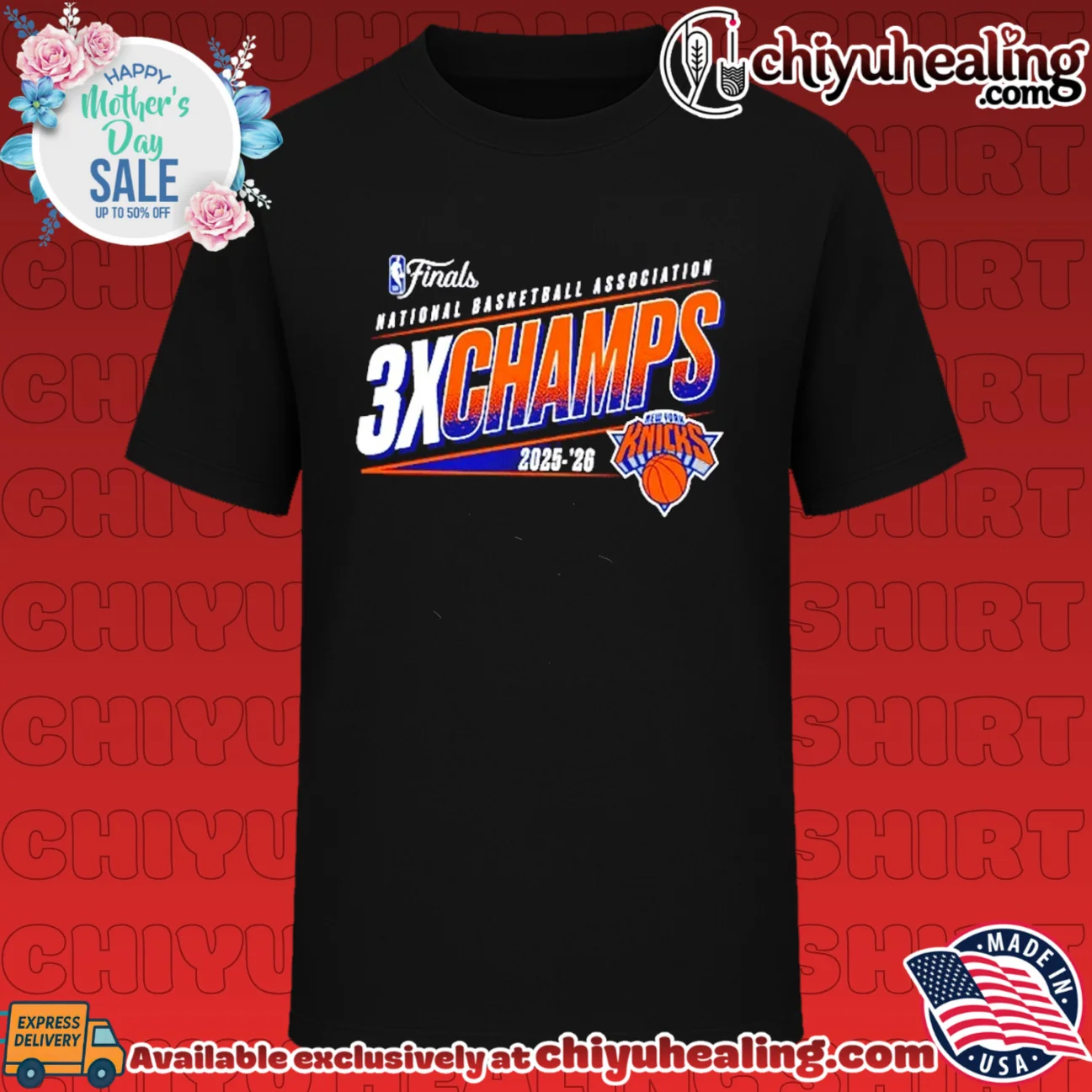 New York Knicks 2026 NBA Finals Champions 3x Champs