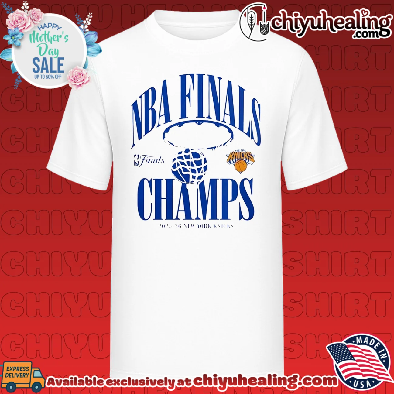 New York Knicks 2026 Nba Finals Champions Fade Away Retro