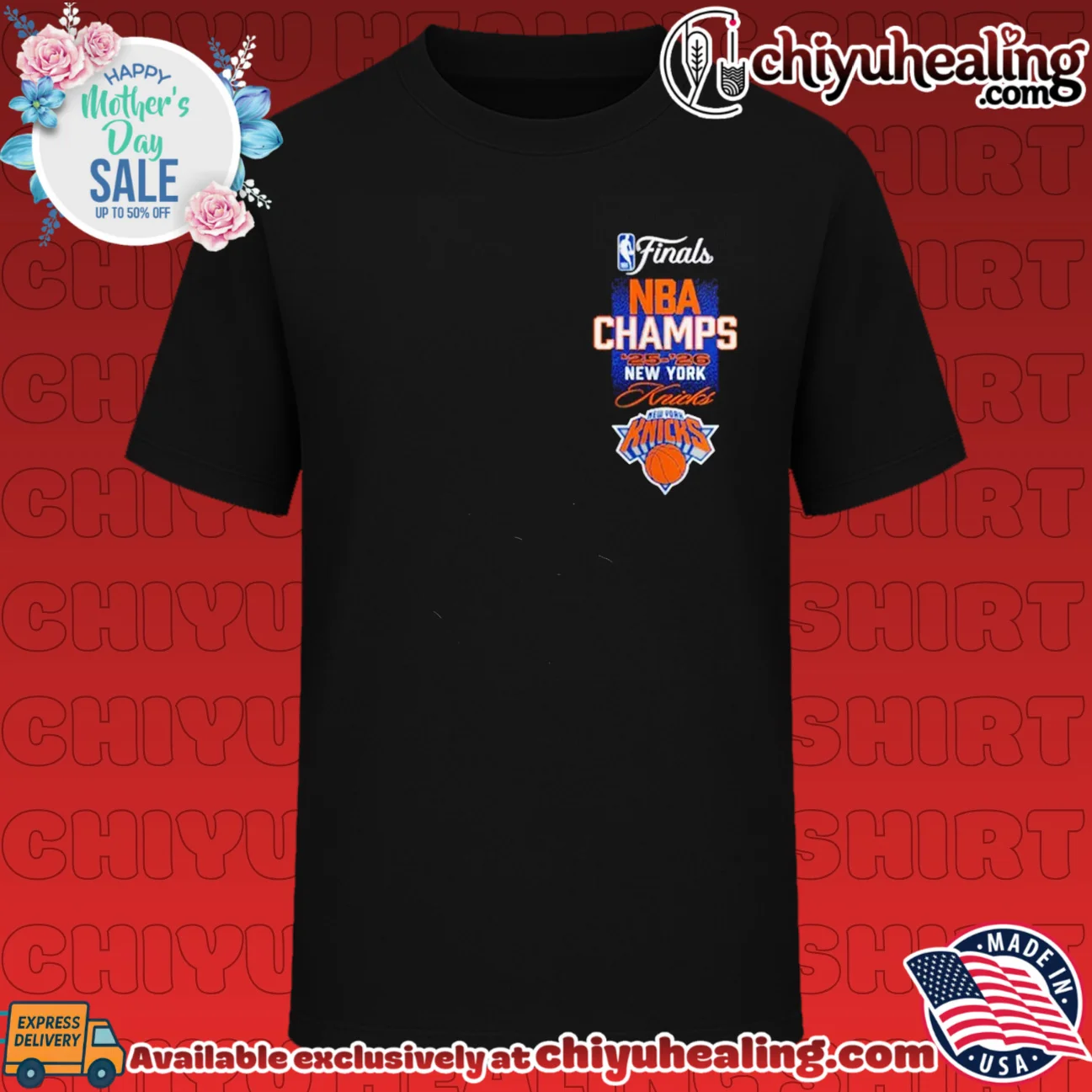 New York Knicks 2026 NBA Finals Champions logo