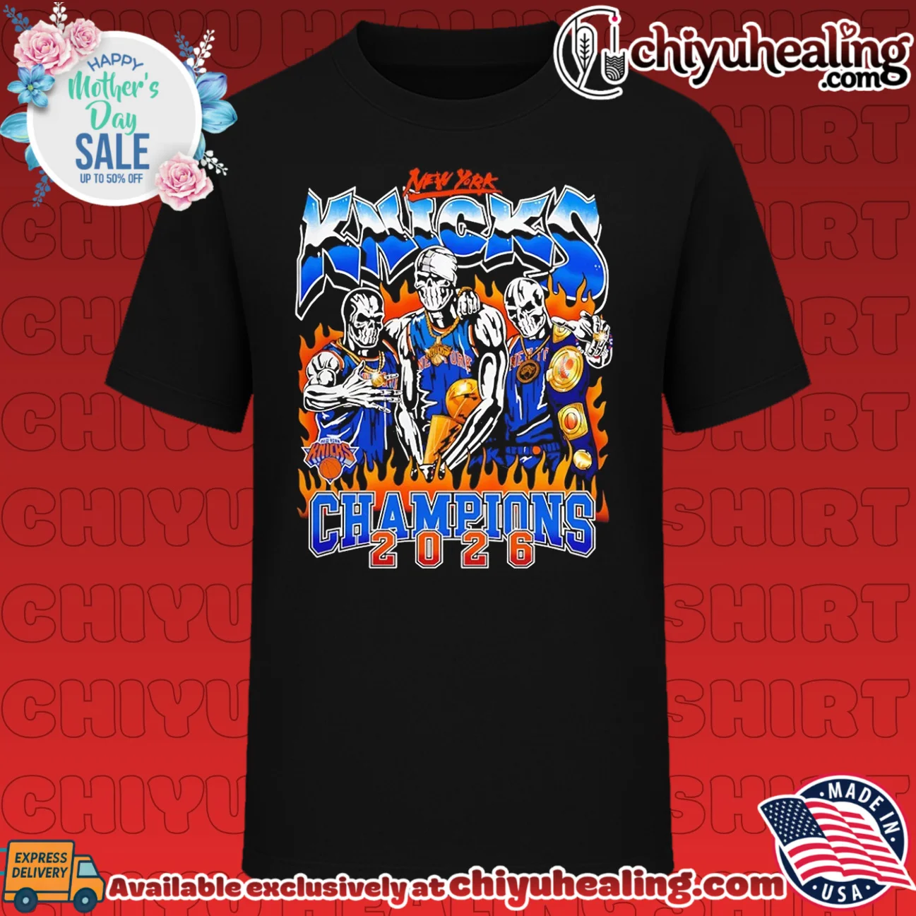 New York Knicks 2026 Nba Finals Champions skeleton
