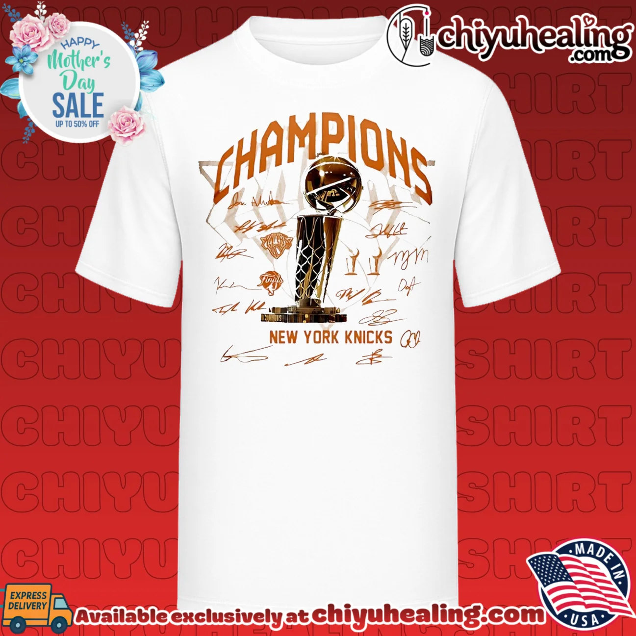 New York Knicks 2026 NBA Finals trophy signature