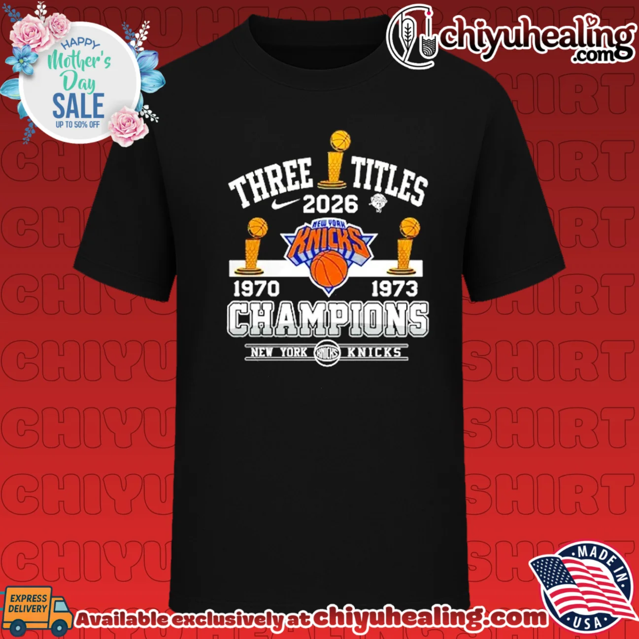New York Knicks 2026 NBA World Champions Three Titles