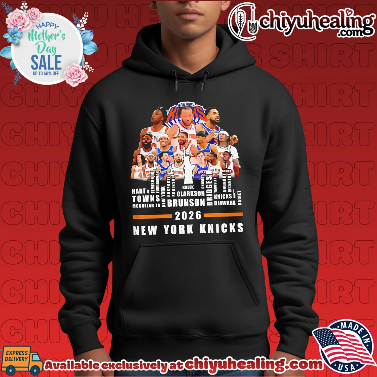 New York Knicks 2026 team members collage skyline grail shirt & hoodie - Perfect Fan Gift New York Knicks 2026 team members collage skyline grail shirt & hoodie - Perfect Fan Gift