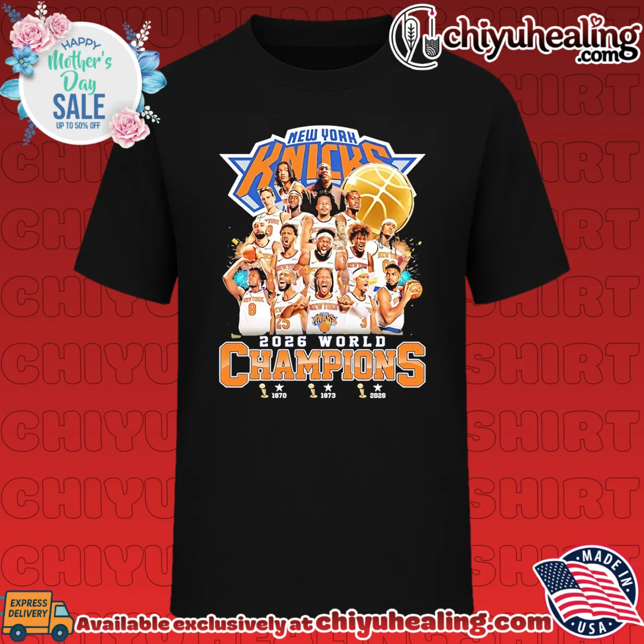 New York Knicks 2026 World Champions three times