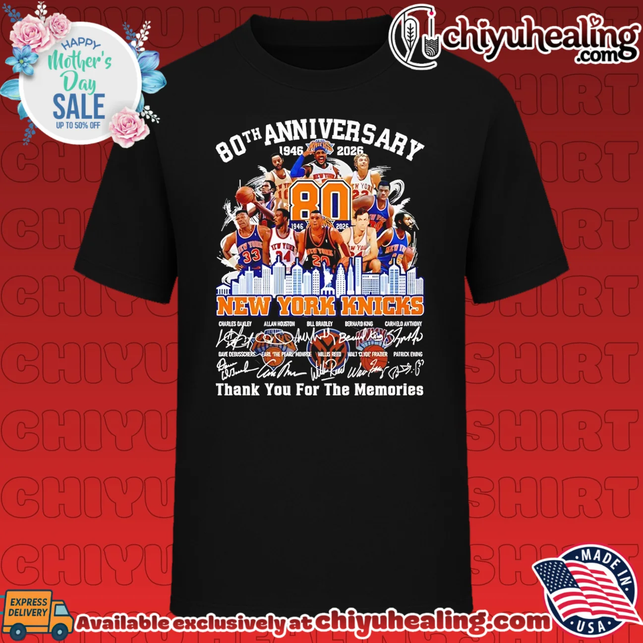 New York Knicks 80th Anniversary 1946 2026 thank you for the memories
