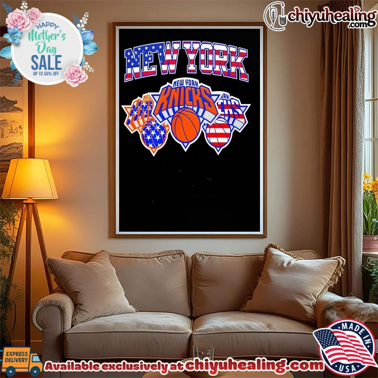 New York Knicks American 4th of July flag basketball shirt & hoodie New York Knicks American 4th of July flag basketball