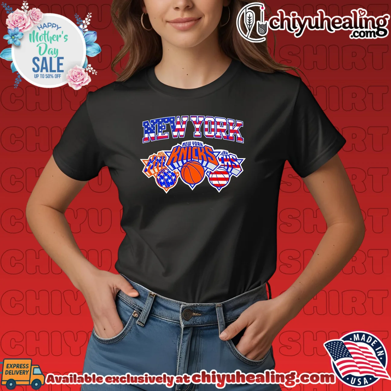 New York Knicks American 4th of July flag basketball shirt & hoodie New York Knicks American 4th of July flag basketball