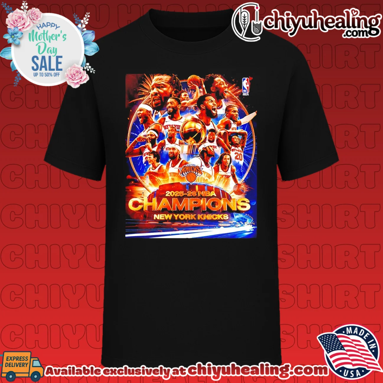 New York Knicks are 2025-26 NBA Champions poster