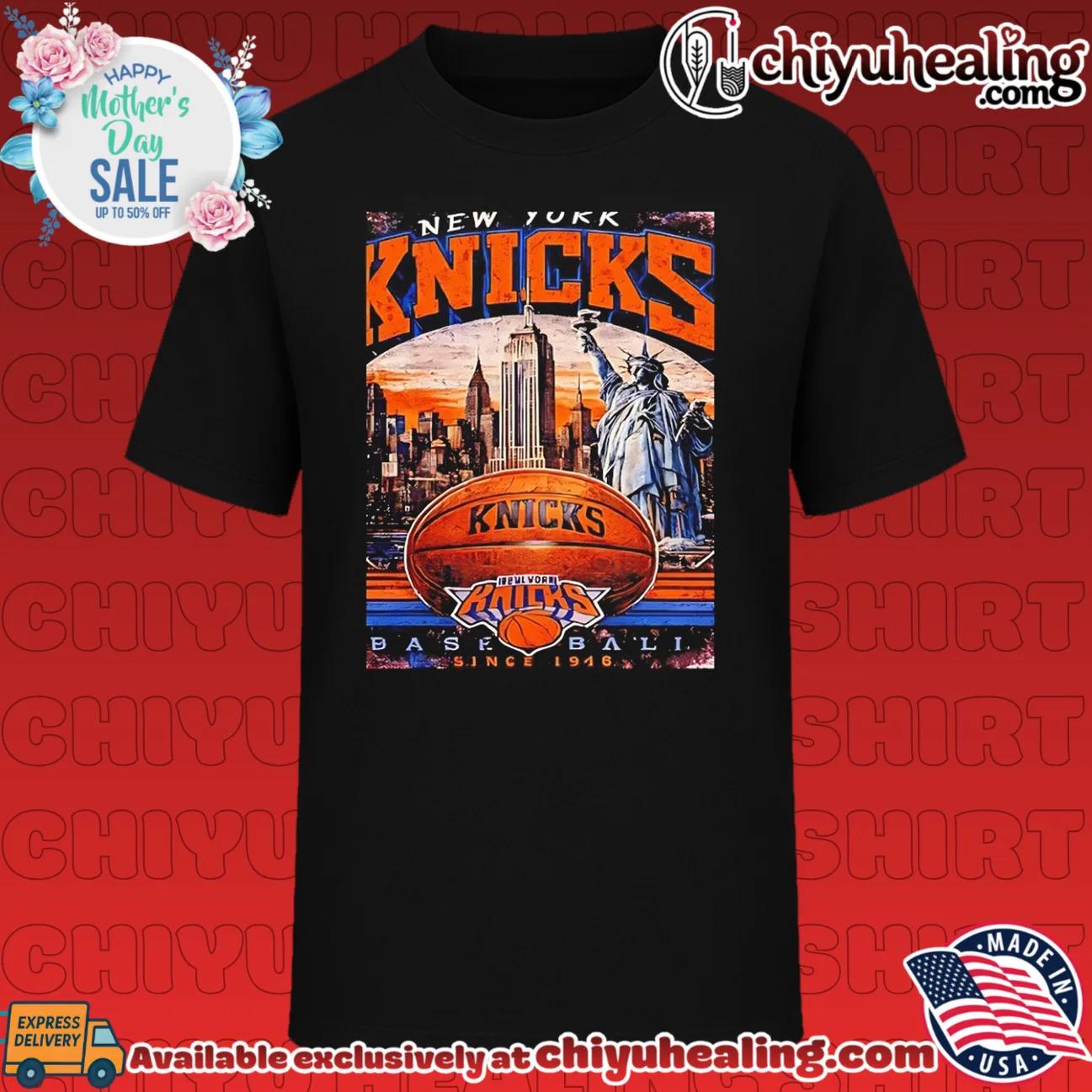 New York Knicks Baseball since 1946 NY City background vintage shirt & hoodie