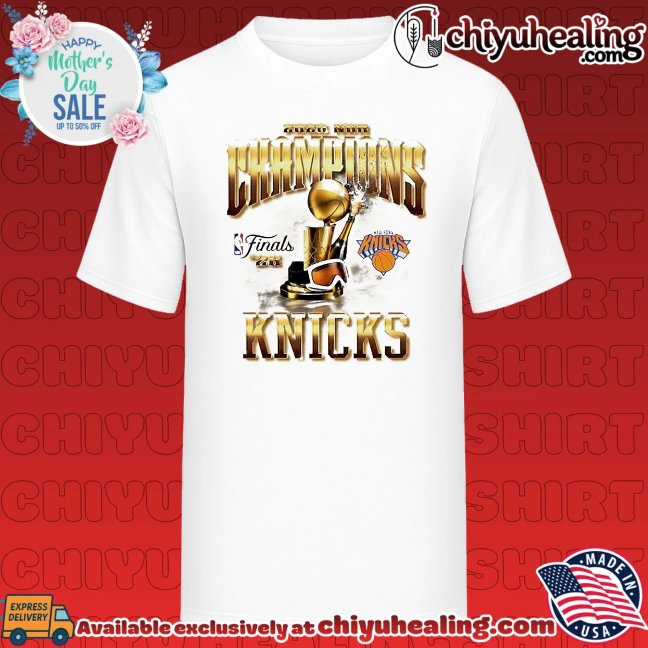 New York Knicks Basketball 2026 NBA Finals Champions trophy