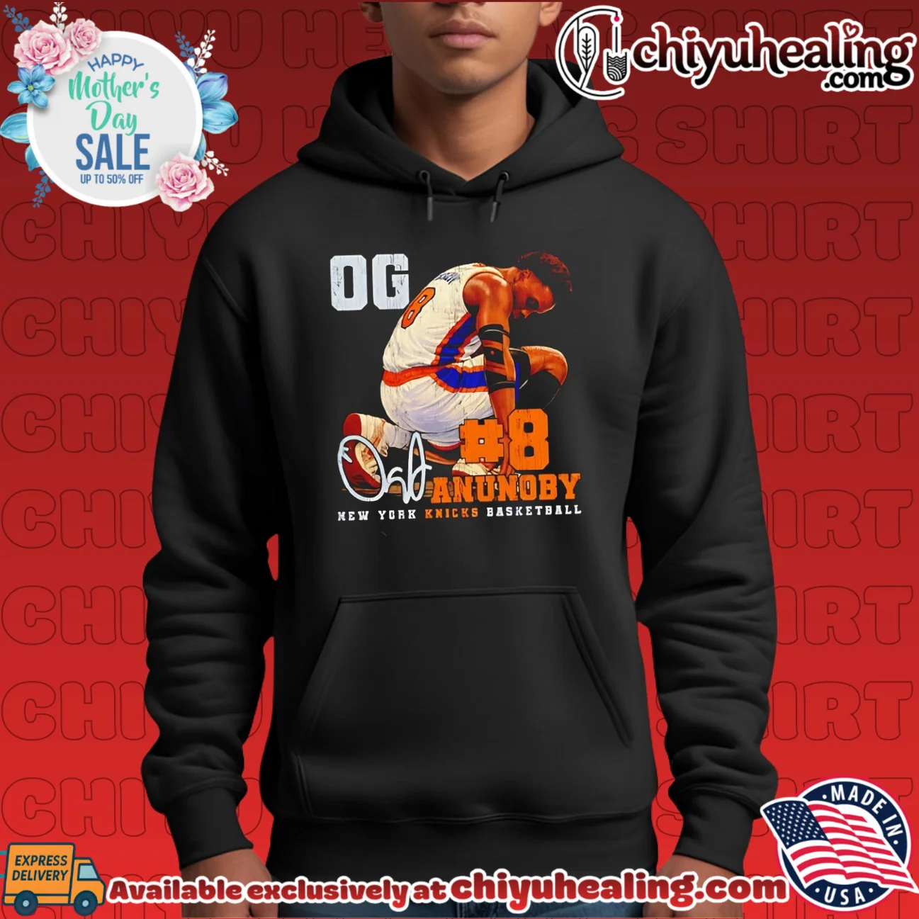 New York Knicks Basketball OG Anunoby number 8 retro shirt & hoodie New York Knicks Basketball OG Anunoby number 8 retro shirt & hoodie