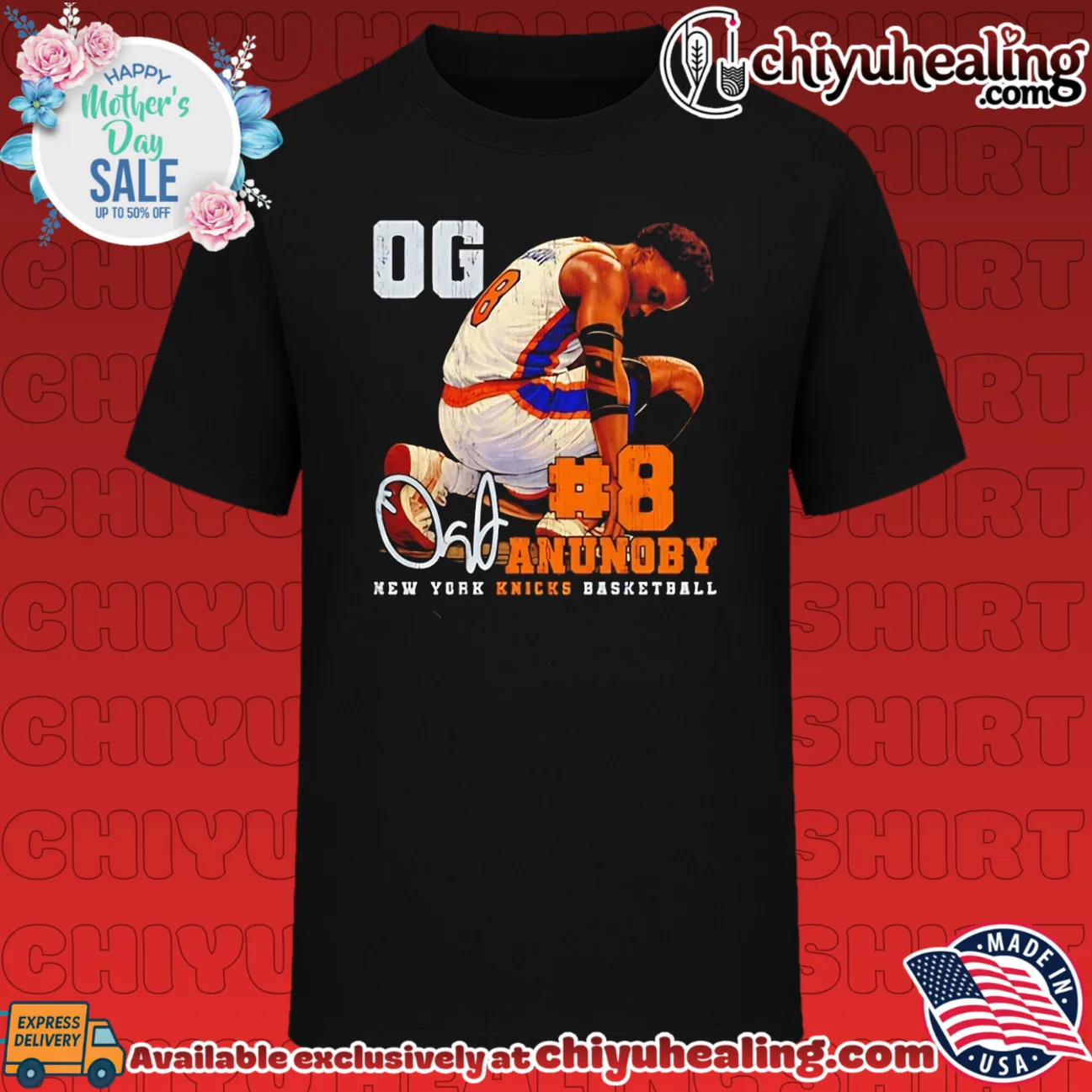 New York Knicks Basketball OG Anunoby number 8 retro shirt & hoodie