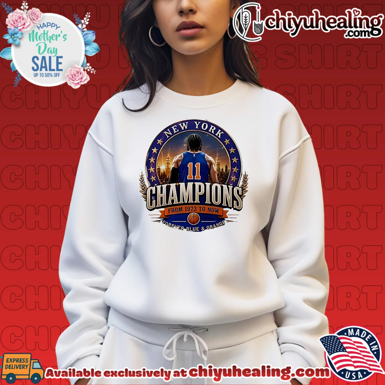 New York Knicks Champions from 1973 to now forever blue and orange retro shirt & hoodie | Iconic Look New York Knicks Champions from 1973 to now forever blue and orange