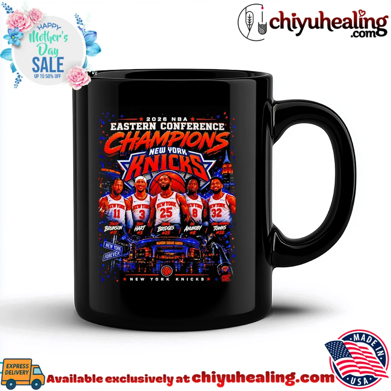 New York Knicks Eastern Conference Champions 2026 art graphic iconic shirt & hoodie - Urban Fashion New York Knicks Eastern Conference Champions 2026 art graphic