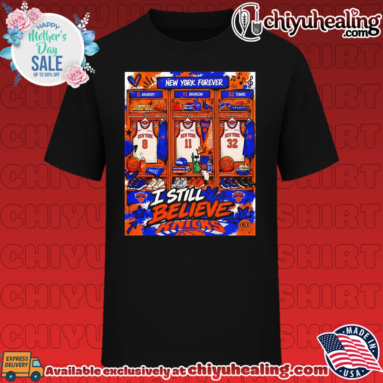 New York Knicks forever I still believe Knicks closet illustrated