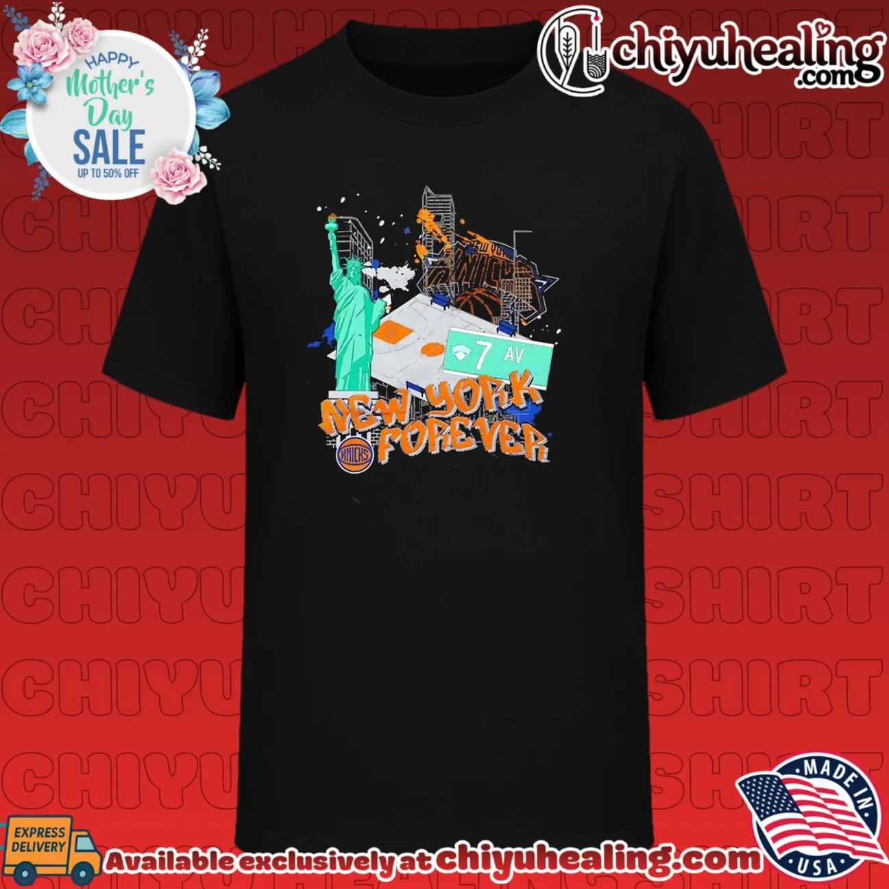 New York Knicks forever stadium hometown city center graphic