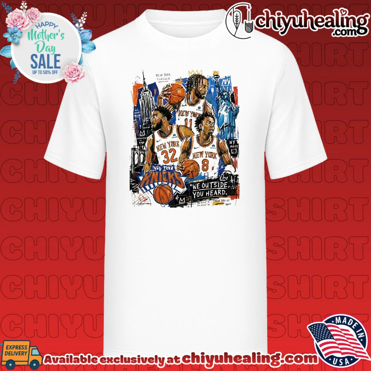 New York Knicks forever we outside you heard digital painting style